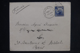 CUBA - Enveloppe De Habana Pour Paris En 1904  - L 149352 - Covers & Documents