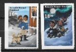 Groënland 2020, Série Neuve Adhésive Issue Du Carnet Noël - Unused Stamps