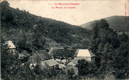 Chazelle-en-Morvan Commune De La Motte-Ternant Moulin à Eau Water Mill Côte-D'Or N°121 Cpa Voyagée En 1908 En B.Etat - Autres & Non Classés