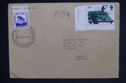 ROYAUME UNI - Enveloppe Pour La France Avec Timbre De Gréve Des Postes En 1977  - L 149355 - Brieven En Documenten