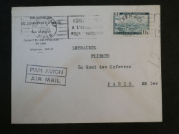 DG7 ALGERIE   BELLE LETTRE   1949  UNIVERSITé ALGER A PARIS   FRANCE +++ AFF. INTERESSANT - Cartas & Documentos