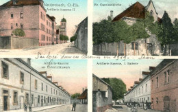 NEUF BRISACH  NEUBREISACH   =  Artillerie Kaserne +  ( 4 Vues)   5581 - Neuf Brisach