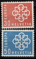 Switzerland 1959 Europa CEPT -PTT- (**)  Mint, Mi 679-80-€3,50; Y&T 630-31 -€1,50; - Ongebruikt