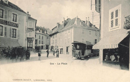 Gex * La Place * Le Tram Tramlway * Hôtel GROSREY * Commerces Magasins Villageois - Gex