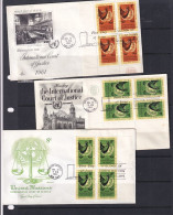 USA UN 11Covers Cancel New York 1961 Block Of 4(1 Cover Single Usage)15823 - Lettres & Documents