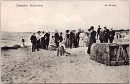 Ostseebad Stolpmünde , Am Strande (1910) - Pommern