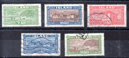 Islandia Serie Nº Yvert 115/19 O - Oblitérés