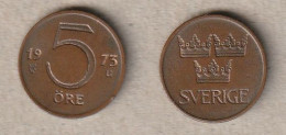 00374) Schweden, 5 Öre 1973 - Suède