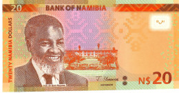 NAMIBIA P17c 20 DOLLARS 2022 UNC. - Namibie