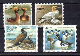 Islandia Series Nº Yvert 691/92 + 793/94 ** AVES (BIRDS) - Unused Stamps