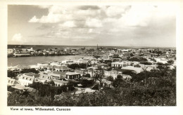 Curacao, WILLEMSTAD, View Of Town (1950s) Cunard White Star Line Postcard - Curaçao