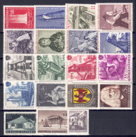 Österreich 1961 - Jahrgang Mit ANK-Nr. 1126 - 1143, MiNr. 1084 - 1102, Postfrisch ** / MNH - Full Years