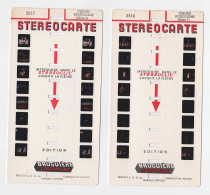 Deux Cartes STEREOCARTE Stereofilms Stereoclic   LE CIRQUE BOUGLIONE Bruguière - Andere Formaten