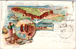 Gruss Aus Helgoland (Verschickt Nach Rusland 1913) - Helgoland