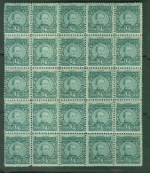 Amérique - Argentine YT N° 72 Bloc De 25 - Unused Stamps