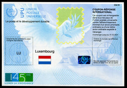 LUXEMBOURG  145 Ans !   International Reply Coupon / Coupon Réponse International - Entiers Postaux