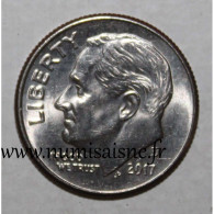 ETATS UNIS - KM 195a - 1 DIME 2017 D - Denver - FRANKLIN ROOSEVELT - SUP - 1946-...: Roosevelt