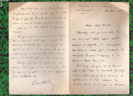 1935 - L.A.S. Présidence Du Conseil, Adressée Au Secrétaire Perpétuel De L'Ac. Fr. G. Lecomte (à Découvrir) - Historische Personen