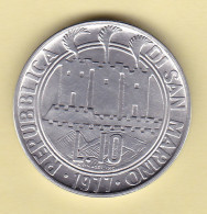 10 LIRE 1977   FDC SAN MARINO - Saint-Marin