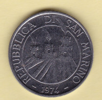 50 LIRE 1974   FDC SAN MARINO - San Marino