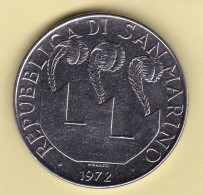100 LIRE 1972   FDC SAN MARINO - Saint-Marin