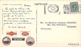 PUB BIOMARINE JAMAÏQUE Tour Du Guet à PORT-ROYAL   (Philatélie Timbre Stamp JAMAICA  Année 1952 - Giamaica