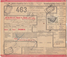 Vrachtbrief 463 Antwerpen-Zuid Anvers-Sud 53 Naar Assenede - Otros & Sin Clasificación