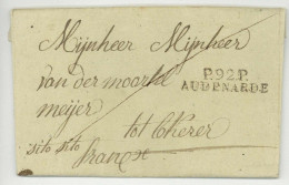 P.92.P. AUDENARDE Audenaarde Oudenaarde 1813 Pour Lokeren - 1792-1815: Veroverde Departementen