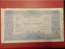 1000 Francs Bleu Et Rose 03/04/1916. Etat Voir Photos - 1 000 F 1889-1926 ''Bleu Et Rose''