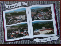 21 - MIREBEAU Sur BÈZE - Souvenir De Mirebeau Sur Bèze. (CPSM Multivues Sous Forme De Livre Ouvert) - Mirebeau