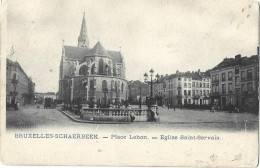 Bruxelles-Schaerbeek - Place Dehon Eglise St Servais - Schaarbeek - Schaerbeek