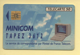 Télécarte 1992 : MINICOM 3612 / 50 Unités / Numéro A 296739 / 09-92 (voir Puce Et Numéro Au Dos) - 1992
