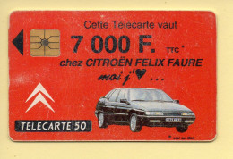 Télécarte 1992 : CITROEN PARIS N°2 / 50 Unités / Numéro B250T0151 / 06-92 (voir Puce Et Numéro Au Dos) - 1992