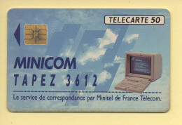 Télécarte 1992 : MINICOM 3612 / 50 Unités / Numéro A 296722 / 09-92 (voir Puce Et Numéro Au Dos) - 1992