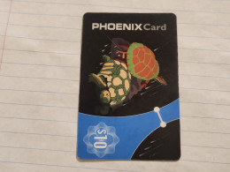 SINGAPORE-(SG-PRE-PHO-0048)-Two Turtles-(271)($10)(4810-9402-8071)(01.06.03)-used Card+1card Prepiad Free - Singapour