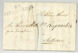 93 BERG-OP-ZOOM Bergen Op Zoom Pour Rotterdam - 1792-1815: Veroverde Departementen