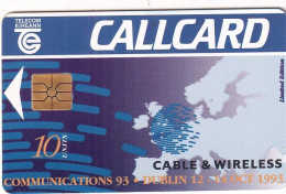 IRELAND - Cable & Wireless, Tirage %10000, 09/93, Used - Irland