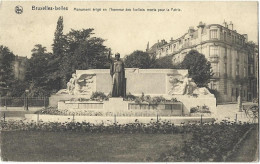 Bruxelles-Ixelles Monument érigé En L'honneur Des Ixellois Morts Pourvla Patrie - Elsene - Ixelles