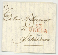93 BREDA Pour Schiedam 1812 - 1792-1815: Départements Conquis
