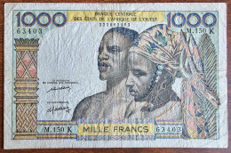 SENEGAL- 1000 FRANCS 1977. - Senegal