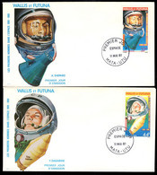 WALLIS & FUTUNA(1981) Alan Shepard. Yuri Gagarin. Set Of 2 Unaddressed FDCs. Scott Nos C106-7, Yvert Nos PA108-9 - FDC