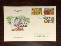 DOMINICA FDC COVER 1983 YEAR RED CROSS HEALTH MEDICINE - Dominique (1978-...)