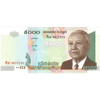 Cambodge, 5000 Riels, 2004, KM:55c, NEUF - Cambodia