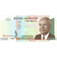 Cambodge, 5000 Riels, 2004, KM:55c, NEUF - Cambogia