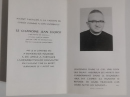 Doodebiller Luxemburg, Chanoine Jean Legros, Mamer, Diekirch 1969 - Obituary Notices