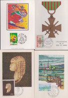 Lot De 200 Cartes Maximum (années 1960 à 1999) - 1er Jour - Journées Du Timbre - Collections, Lots & Series