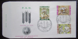 FDC 1243/45 'Campagne Tegen Honger' - 1961-1970