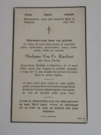 Doodebiller Luxemburg, Steinfort 1962 - Todesanzeige