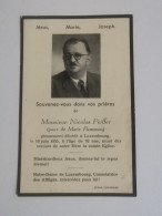 Doodebiller Luxemburg, Luxembourg 1955 - Todesanzeige