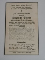 Doodebiller Luxemburg, Eischen, 1938 - Todesanzeige
